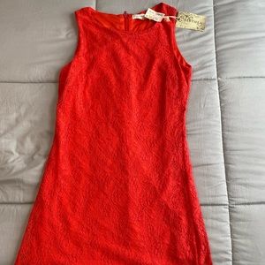Brand new with tags never worn coral lace dress